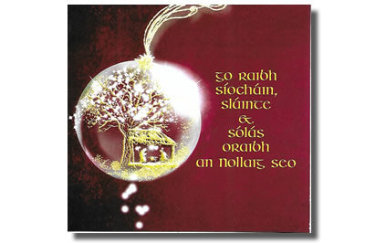 Cártaí Nollag / Christmas Card - Síocháin, Sláinte & Sólás
