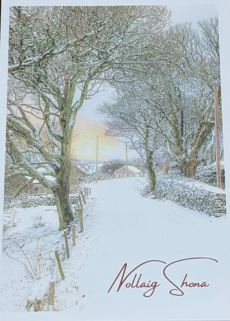 Fiachra Mangan Photography - Christmas Cards "Nollaig Shona ó Dhún na nGall" Pack of 4
