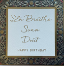Lá Breithe Sona Duit / Happy Birthday - Celtic Border