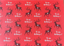 Páipéar Burlála Don Nollaig - Dearg / Christmas Gift Wrap Paper - Red