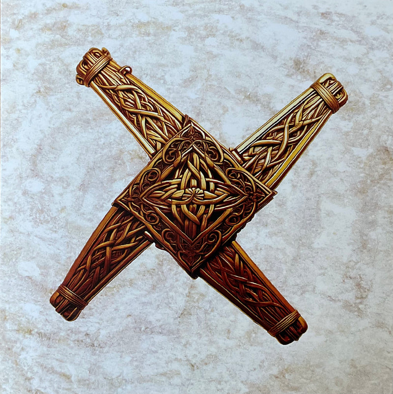 Cárta Bána Naomh Bríd / Blank Card with St Bridgets Cross