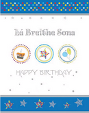 Lá Breithe Sona Duit / Happy Birthday - Stars