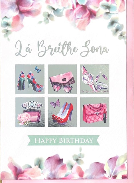 Lá Breithe Sona /  Happy Birthday  – Mála agus Bróga