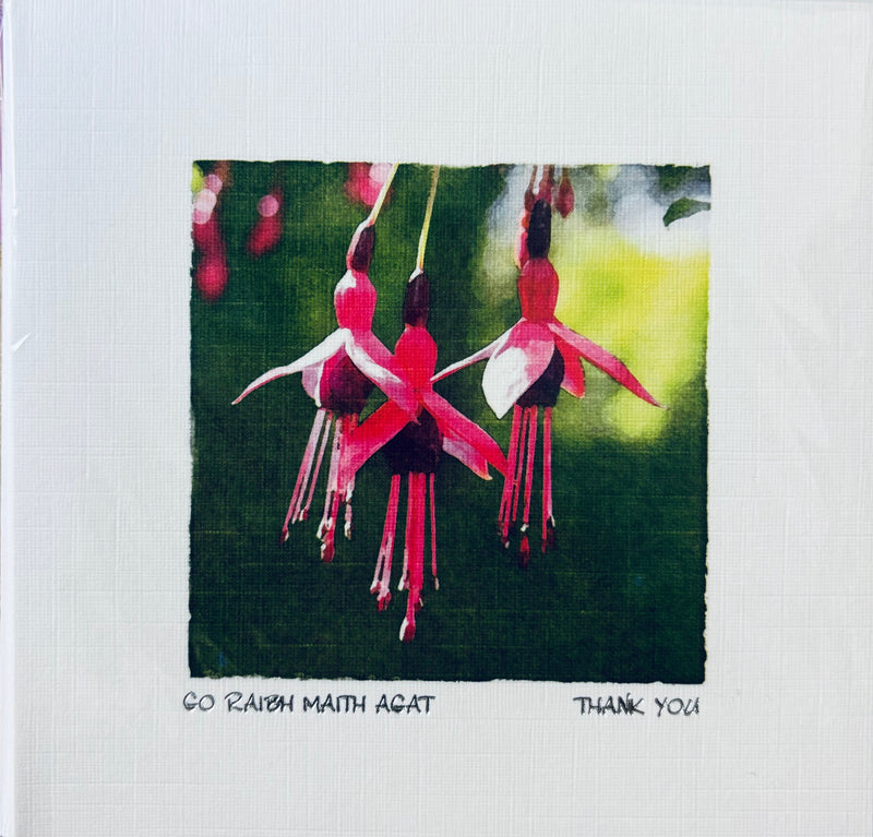 Go Raibh Maith Agat  / Thank You Pack - 'Fuschia'