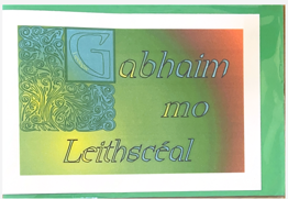 Gabhaim mo Leithscéal - My Apologies - Smaointe
