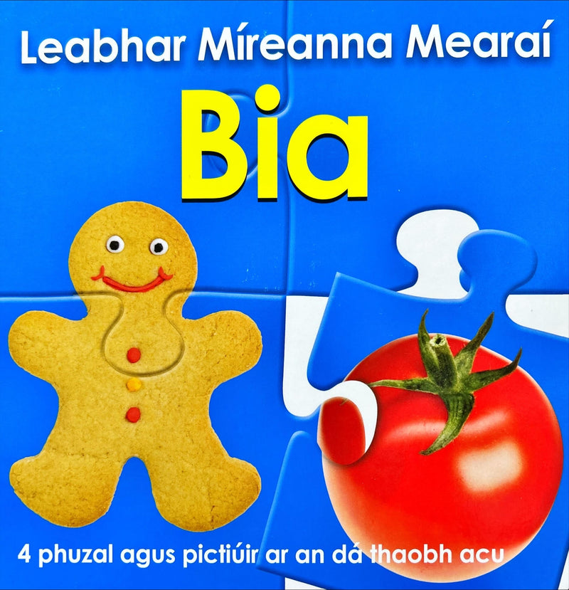 Leabhar Míreanna Mearaí B / Puzzle Books B  - Bia / Food