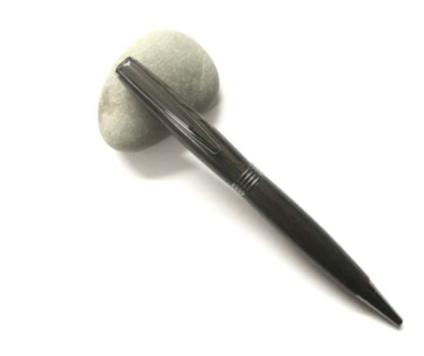 Donegal Handmade Wooden Pen - Bog Oak Streamline