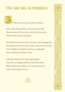 The Lake Isle of Innisfree