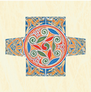 Cárta Bána / Blank Irish Greeting Card - Celtic Box