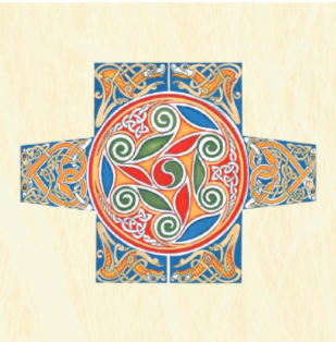 Cárta Bána / Blank Irish Greeting Card - Celtic Box