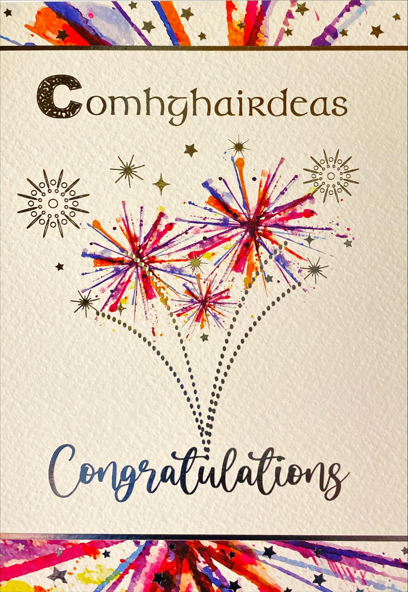 Comhghairdeas / Congratulations