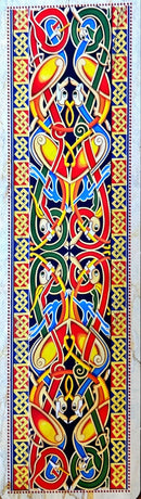 Leabharmharc Buí / Yellow Bookmark with Animal Design