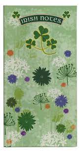 Celtic Floral Design Slim Pocket Notebook