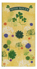 Celtic Floral Design Slim Pocket Notebook - Buí