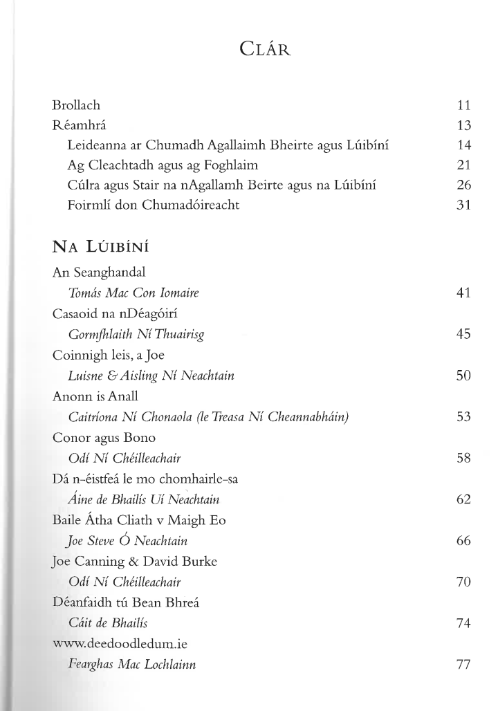 Comhrá Cosáin: Agallaimh Bheirte & Lúibíní do Dhaoine Óga - Fearghas Mac Lochlainn