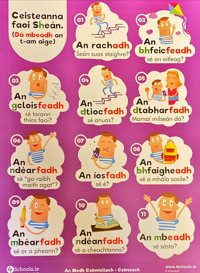 Irish Grammar Charts