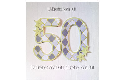 Lá Breithe Sona Duit - 50 - Réaltaí - 50th Birthday