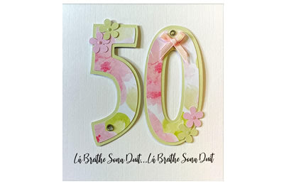 Lá Breithe Sona Duit - 50th Birthday - Seoid