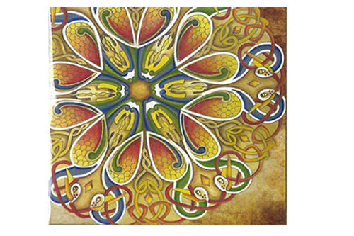 Cárta Bána le bláth / Blank card with flower