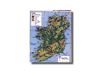 Éire: Léarscáil Balla / Ireland: Wall Map