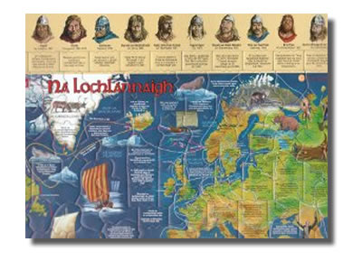 Puzail Míreanna Mearaí - Jigsaw Puzzles Na Lochlannaigh / The Vikings