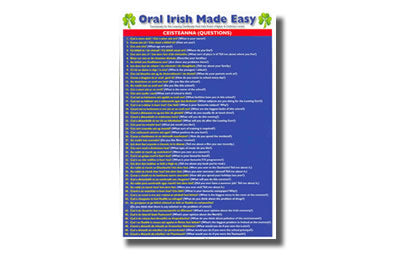 Oral Irish Made Easy Glance Card