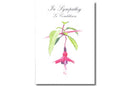 Le Comhbhrón / Sympathy Cards - Fuchsia