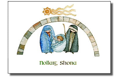 Cártaí Nollag / Christmas Cards - Baby Jesus