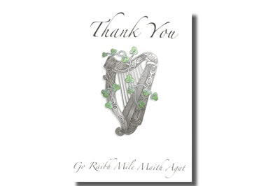 Go Raibh Maith Agat  / Thank You Pack - Harp
