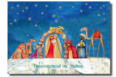 Cártaí Nollag / Christmas Cards Pack - Stars