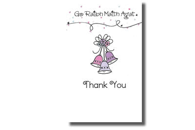 Go Raibh Maith Agat  / Thank You Pack - Wedding Bells