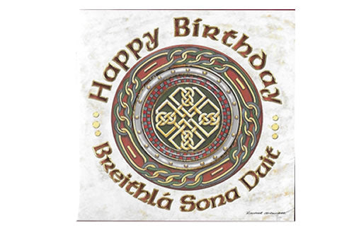 Breithlá Sona Duit / Happy Birthday – Dearg / Red