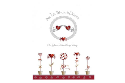 Ar Lá Bhur Bpósta – Dearg / On your Wedding Day - Red