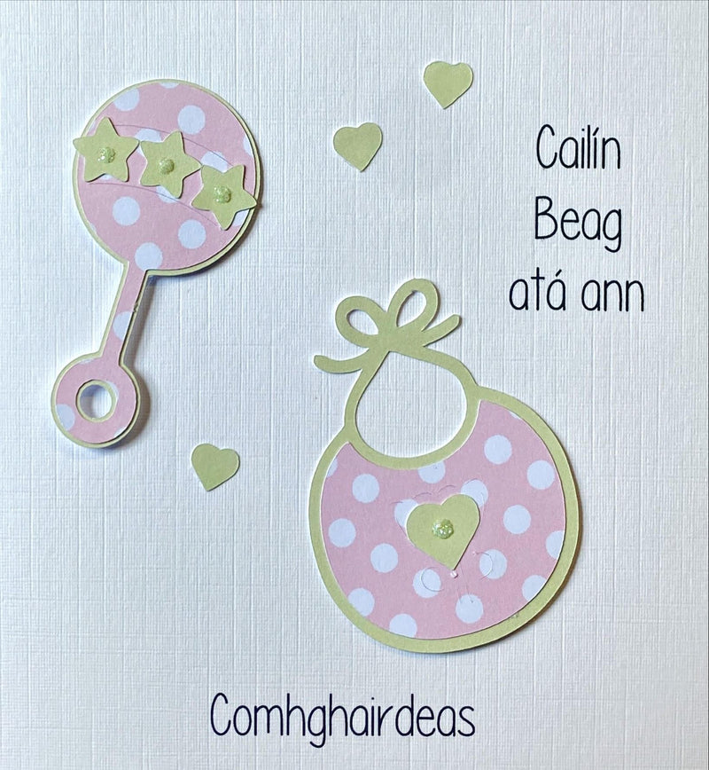 Simply Special Handmade Cards - Cailín Beag atá ann / It's a little girl