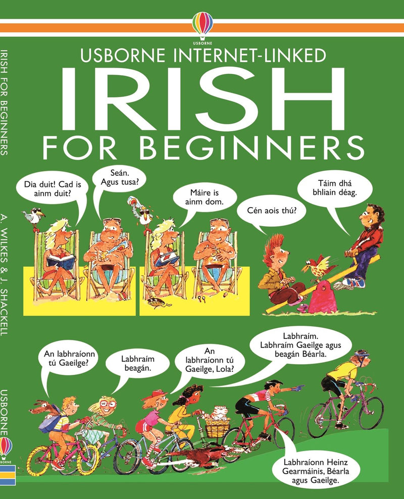 Irish for Beginners - Usbourne Internet - Linked