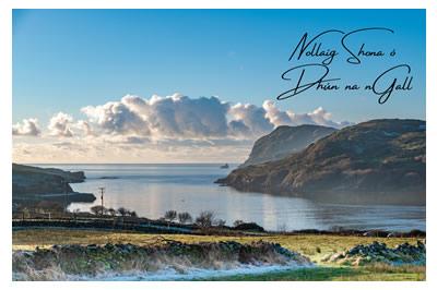 Christmas Cards "Nollaig Shona ó Dhún na nGall - Cillchartha"