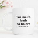 Tús maith leath na hoibre / A good start is half the work